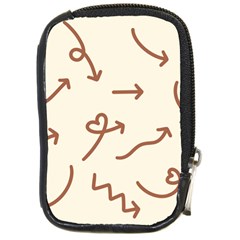 Abstract Arrow Sign Love Aesthetic Compact Camera Leather Case by Apen