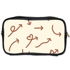 Abstract Arrow Sign Love Aesthetic Toiletries Bag (one Side) by Apen