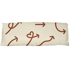 Abstract Arrow Sign Love Aesthetic Body Pillow Case Dakimakura (two Sides) by Apen