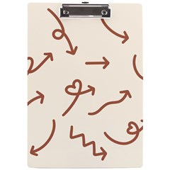 Abstract Arrow Sign Love Aesthetic A4 Acrylic Clipboard by Apen