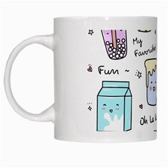 Drinks Cocktails Doodles Coffee White Mug by Apen