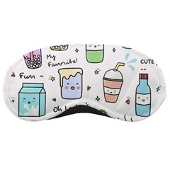 Drinks Cocktails Doodles Coffee Sleep Mask by Apen