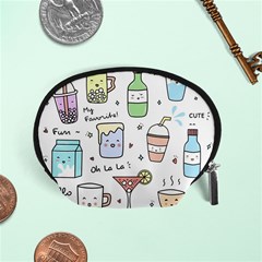 Drinks Cocktails Doodles Coffee Accessory Pouch (small) by Apen