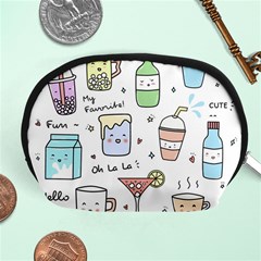 Drinks Cocktails Doodles Coffee Accessory Pouch (medium) by Apen