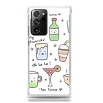 Drinks Cocktails Doodles Coffee Samsung Galaxy Note 20 Ultra TPU UV Case Front