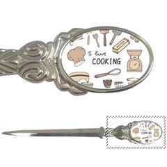 I Love Cooking Baking Utensils Knife Letter Opener by Apen