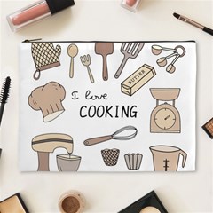 I Love Cooking Baking Utensils Knife Cosmetic Bag (xl) by Apen