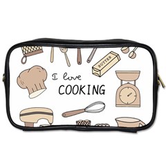 I Love Cooking Baking Utensils Knife Toiletries Bag (one Side) by Apen