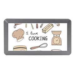 I Love Cooking Baking Utensils Knife Memory Card Reader (mini) by Apen