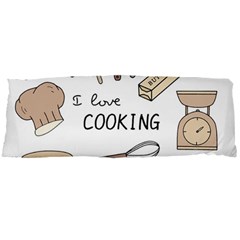 I Love Cooking Baking Utensils Knife Body Pillow Case Dakimakura (two Sides) by Apen