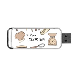 I Love Cooking Baking Utensils Knife Portable Usb Flash (one Side) by Apen