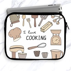 I Love Cooking Baking Utensils Knife Apple Ipad 2/3/4 Zipper Cases by Apen