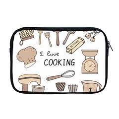 I Love Cooking Baking Utensils Knife Apple Macbook Pro 17  Zipper Case by Apen