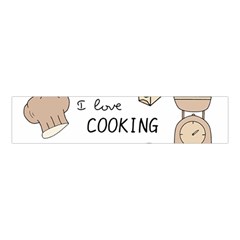 I Love Cooking Baking Utensils Knife Velvet Scrunchie by Apen