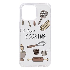 I Love Cooking Baking Utensils Knife Iphone 14 Pro Max Tpu Uv Print Case by Apen