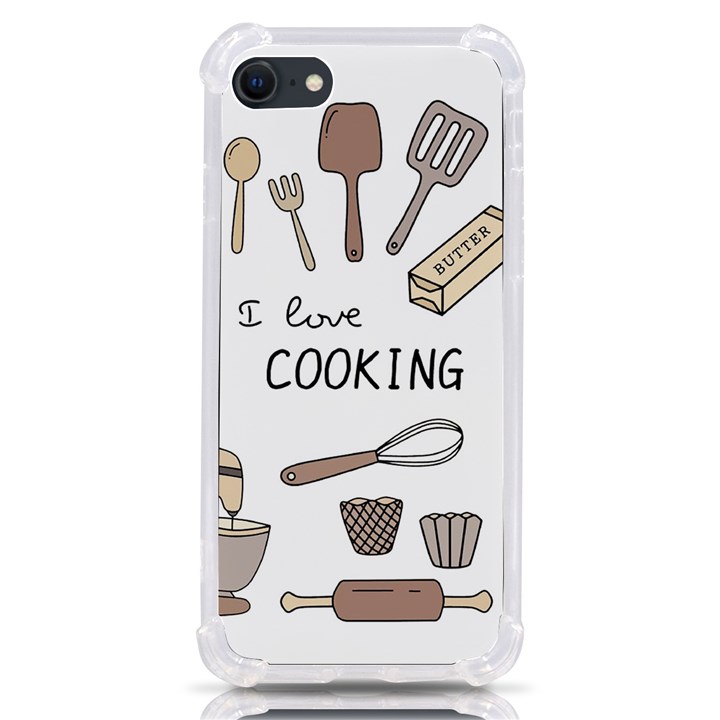 I Love Cooking Baking Utensils Knife iPhone SE