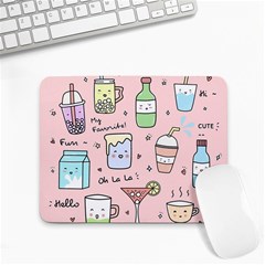 Drink Cocktail Doodle Coffee Small Mousepad by Apen