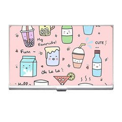 Drink Cocktail Doodle Coffee Business Card Holder by Apen