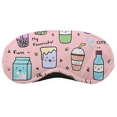 Drink Cocktail Doodle Coffee Sleep Mask by Apen