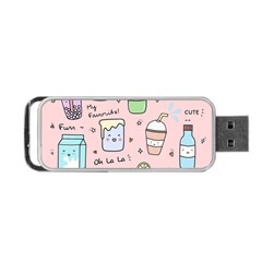 Drink Cocktail Doodle Coffee Portable Usb Flash (two Sides) by Apen