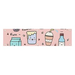 Drink Cocktail Doodle Coffee Banner And Sign 4  X 1  by Apen