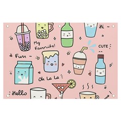 Drink Cocktail Doodle Coffee Banner And Sign 6  X 4  by Apen