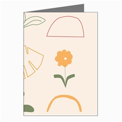 Cherries Flower Leaves Floral Greeting Card by Apen