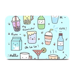 Drinks Cocktails Doodle Coffee Plate Mats by Apen