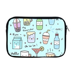 Drinks Cocktails Doodle Coffee Apple Macbook Pro 17  Zipper Case by Apen