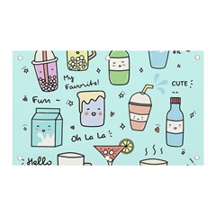 Drinks Cocktails Doodle Coffee Banner And Sign 5  X 3  by Apen