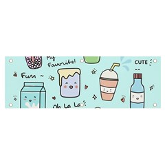 Drinks Cocktails Doodle Coffee Banner And Sign 6  X 2  by Apen