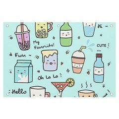 Drinks Cocktails Doodle Coffee Banner And Sign 6  X 4  by Apen