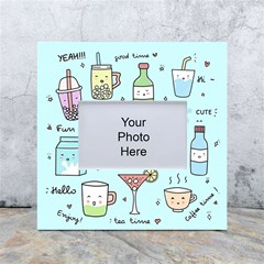 Drinks Cocktails Doodle Coffee White Box Photo Frame 4  X 6  by Apen