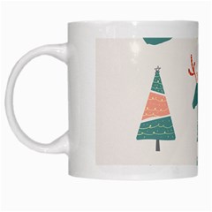 Reindeer Stars Socks Stick White Mug by Apen