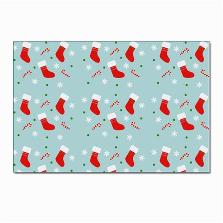 Christmas Pattern Postcards 5  x 7  (Pkg of 10)