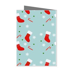 Christmas Pattern Mini Greeting Cards (Pkg of 8)