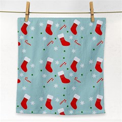 Christmas Pattern Face Towel by Apen