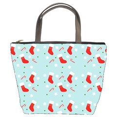 Christmas Pattern Bucket Bag