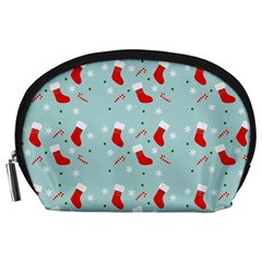 Christmas Pattern Accessory Pouch (Large)