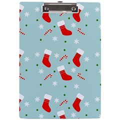 Christmas Pattern A4 Acrylic Clipboard