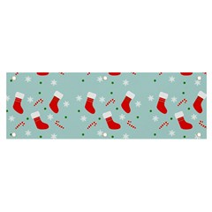 Christmas Pattern Banner and Sign 6  x 2 