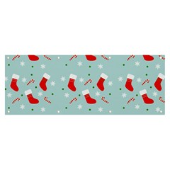 Christmas Pattern Banner and Sign 8  x 3 