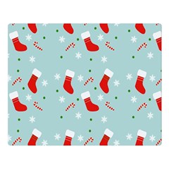 Christmas Pattern Premium Plush Fleece Blanket (Large)