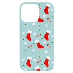 Christmas Pattern iPhone 14 Pro Max Black UV Print Case