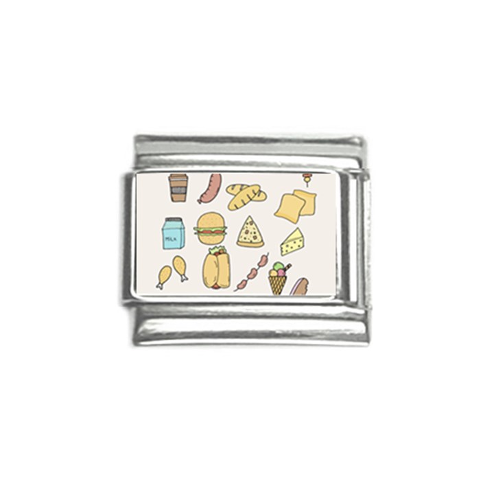 Dinner Meal Food Snack Fast Food Italian Charm (9mm)