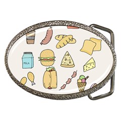 Dinner Meal Food Snack Fast Food Belt Buckles by Apen