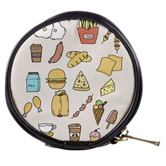 Dinner Meal Food Snack Fast Food Mini Makeup Bag by Apen