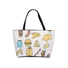 Dinner Meal Food Snack Fast Food Classic Shoulder Handbag by Apen