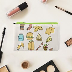 Dinner Meal Food Snack Fast Food Cosmetic Bag (xs) by Apen