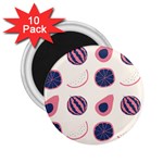 Fruits Halves Pattern Design 2.25  Magnets (10 pack)  Front